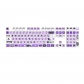 Motorcycle Rider 104+12 Clear PC+PBT Dye-subbed Pudding Jelly Keycaps Set ASA Profile Mechanical Keyboard